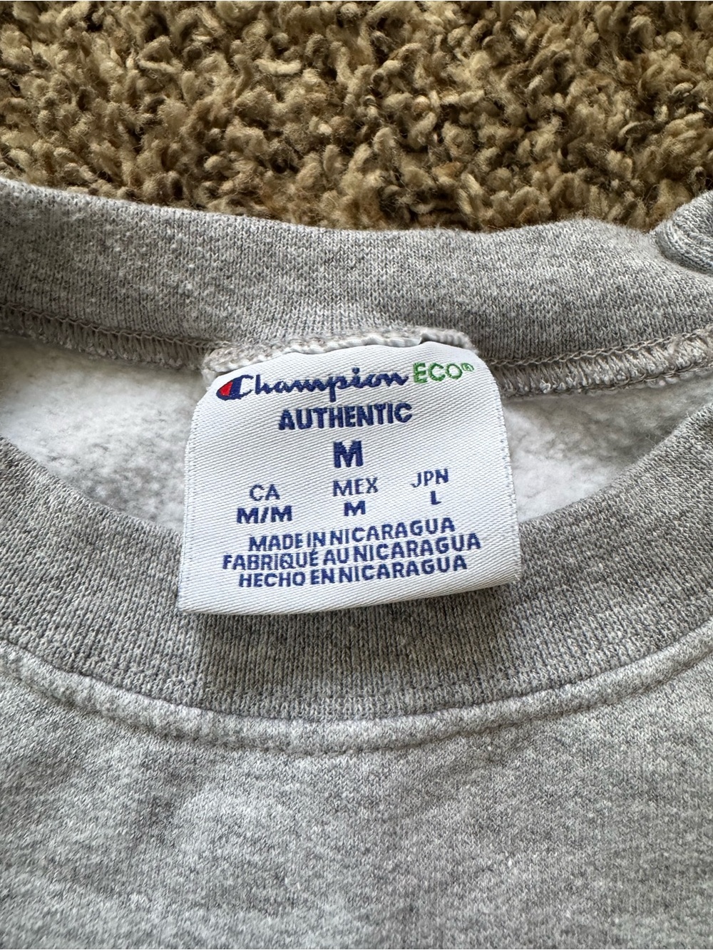 Champion Gray Shippensburg University Crewneck Sweatshirt from fuller house - Picture 2 of 2